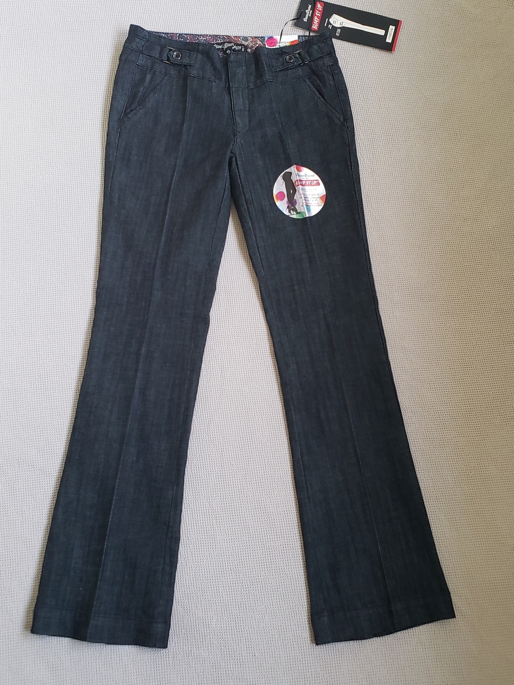 Boom Boom Jeans Women's Dark  Straight-Leg Jeans Size 11 Cotton Blend